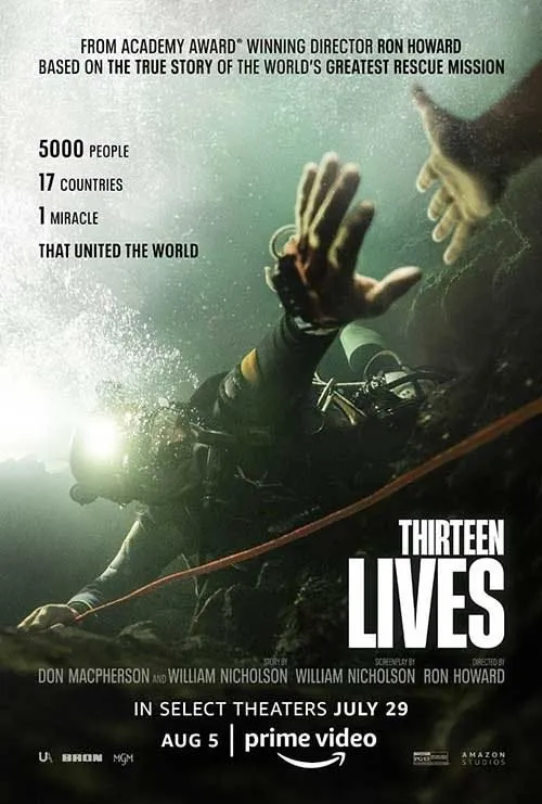 Thirteen Lives rescue documentary drama poster